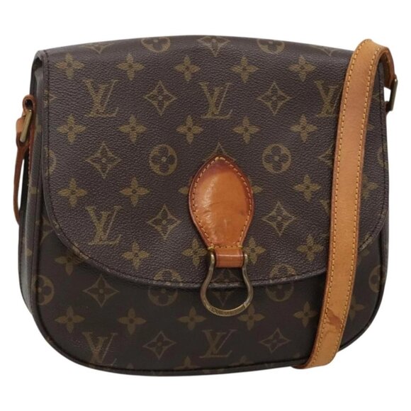 LOUIS VUITTON Monogram Monogram Saint Cloud GM Shoulder Bag M51242 Auth 138379 - Picture 1 of 16